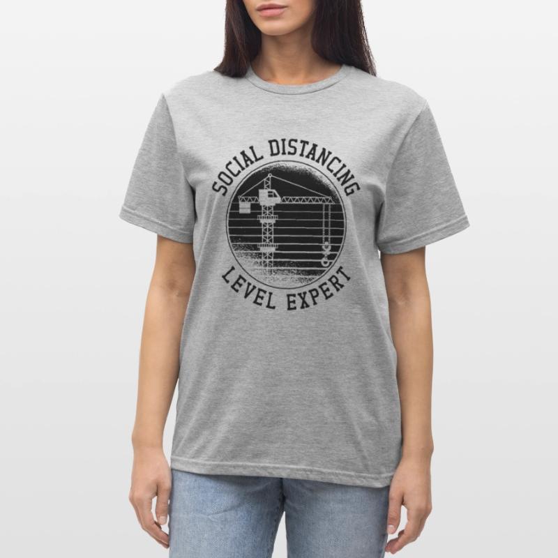 Construction Worker Construction Crane Operator Crane Driver Gift Idea Unisex Polycotton T-Shirt