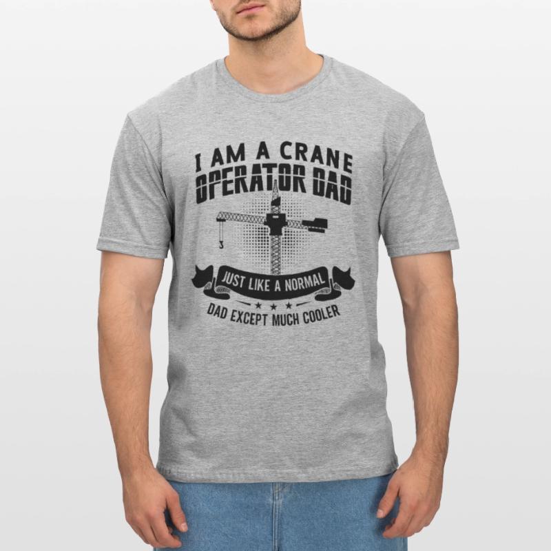 Crane operator Work Construction worker Crane gift idea Unisex Polycotton T-Shirt
