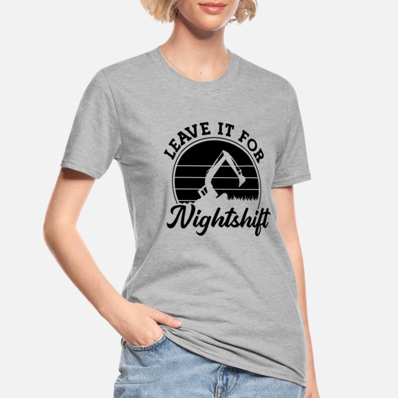 Excavators Excavator Driver Construction Construction Worker Gift Idea Unisex Polycotton T-Shirt