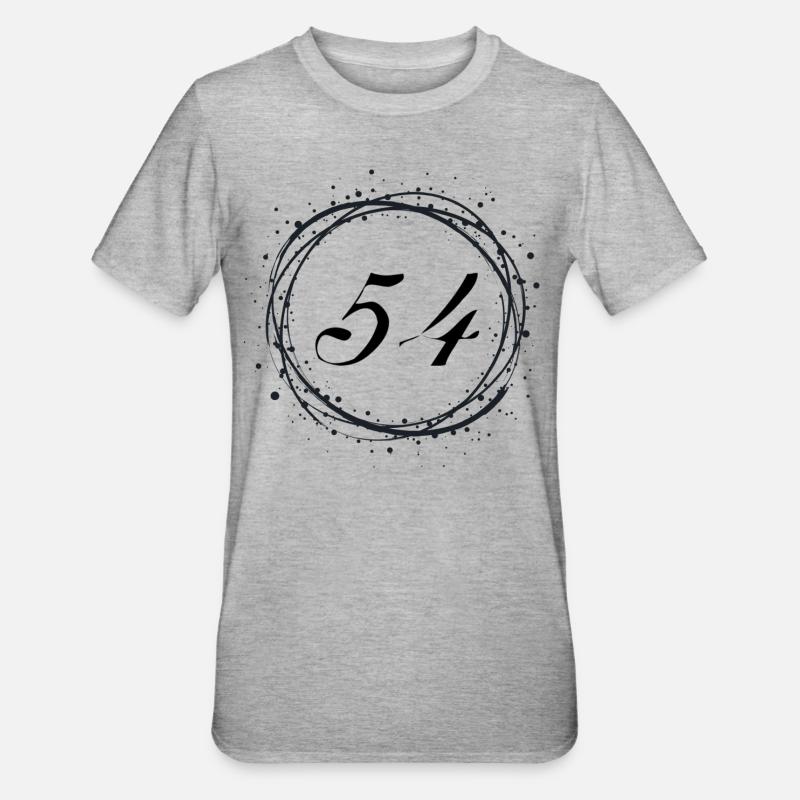 54 - T-shirt polycoton Unisexe - gris chiné