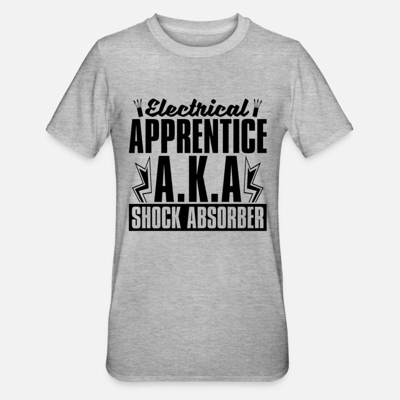 Electrical Apprentice A.K.A Electronics Engineer - Unisex Polycotton T-Shirt - Grau meliert