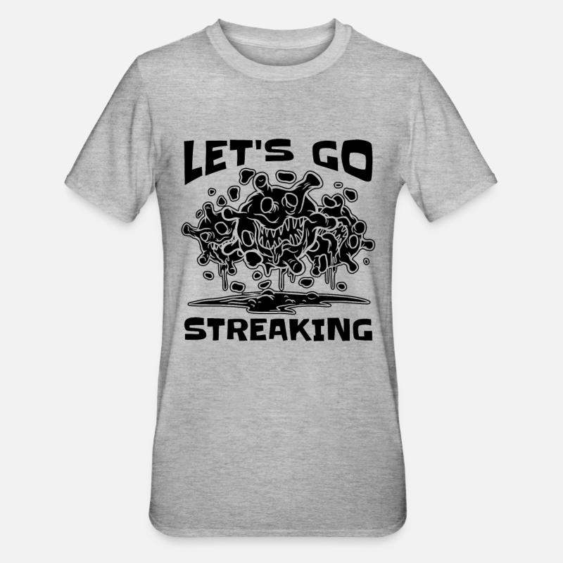 Let's Go Scientist Microbiologist Microbiologists - Unisex Polycotton T-Shirt - Grau meliert