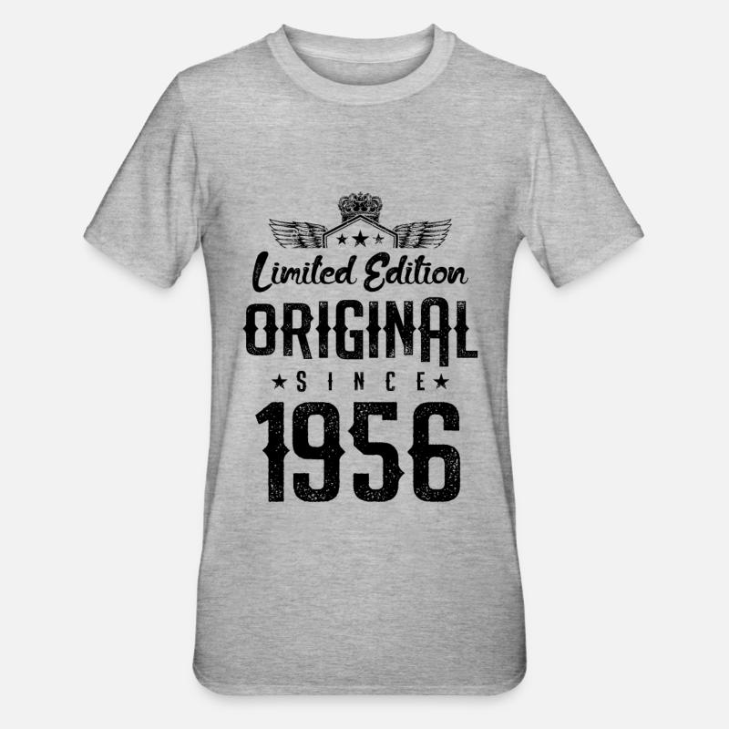 Édition limitée 1956 - T-shirt polycoton Unisexe - gris chiné