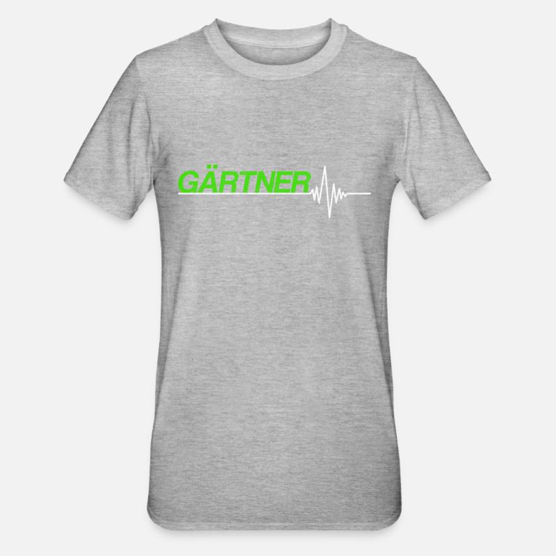 Gärtner - Unisex Polycotton T-Shirt - Grau meliert