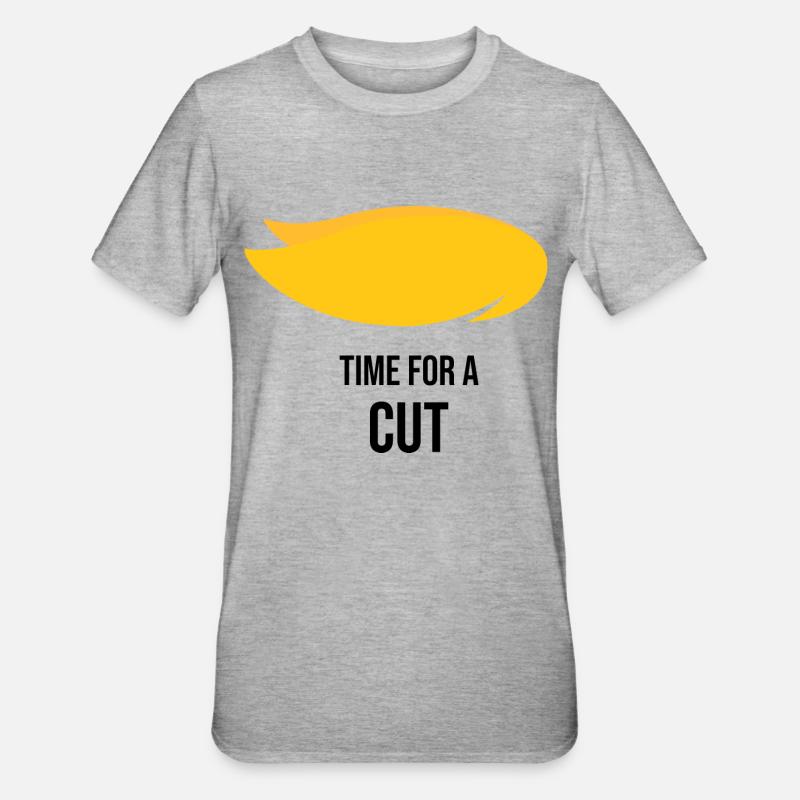 Il est temps de couper - T-shirt polycoton Unisexe - gris chiné