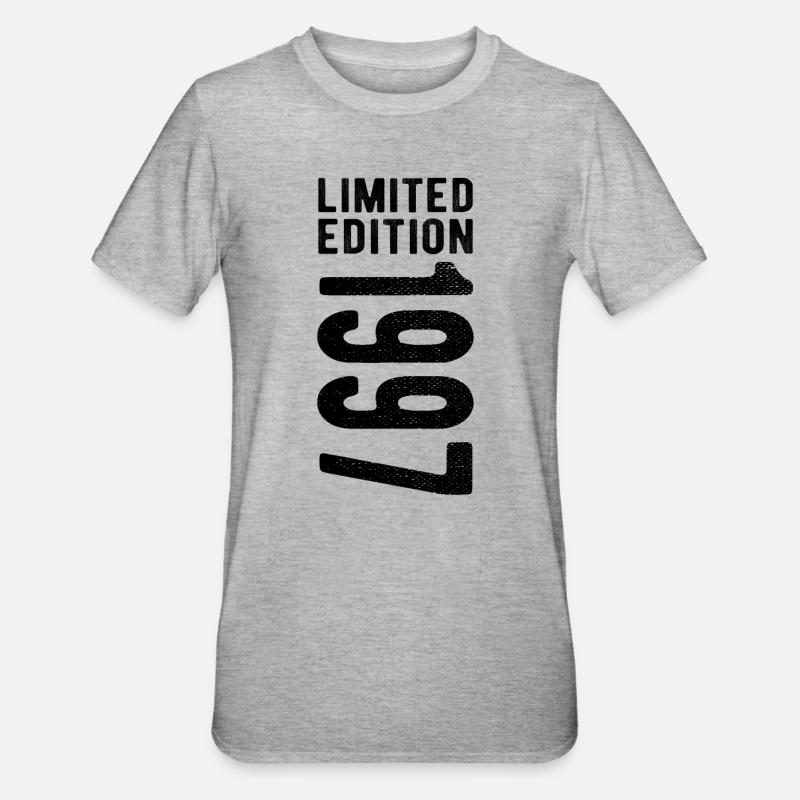 édition limitée 1997 - T-shirt polycoton Unisexe - gris chiné