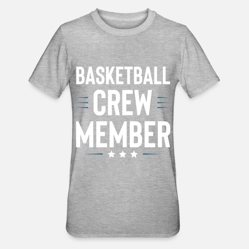 Équipe de basket-ball - T-shirt polycoton Unisexe - gris chiné