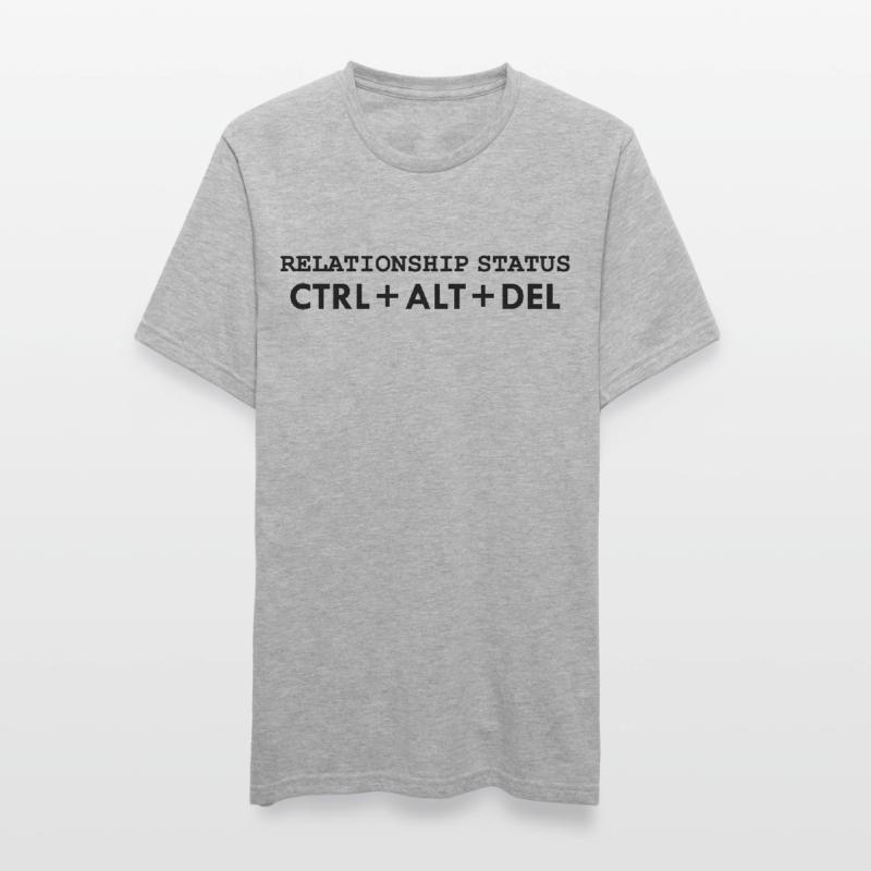 État de la relation CTRL ALT DELETE T-shirt polycoton Unisexe