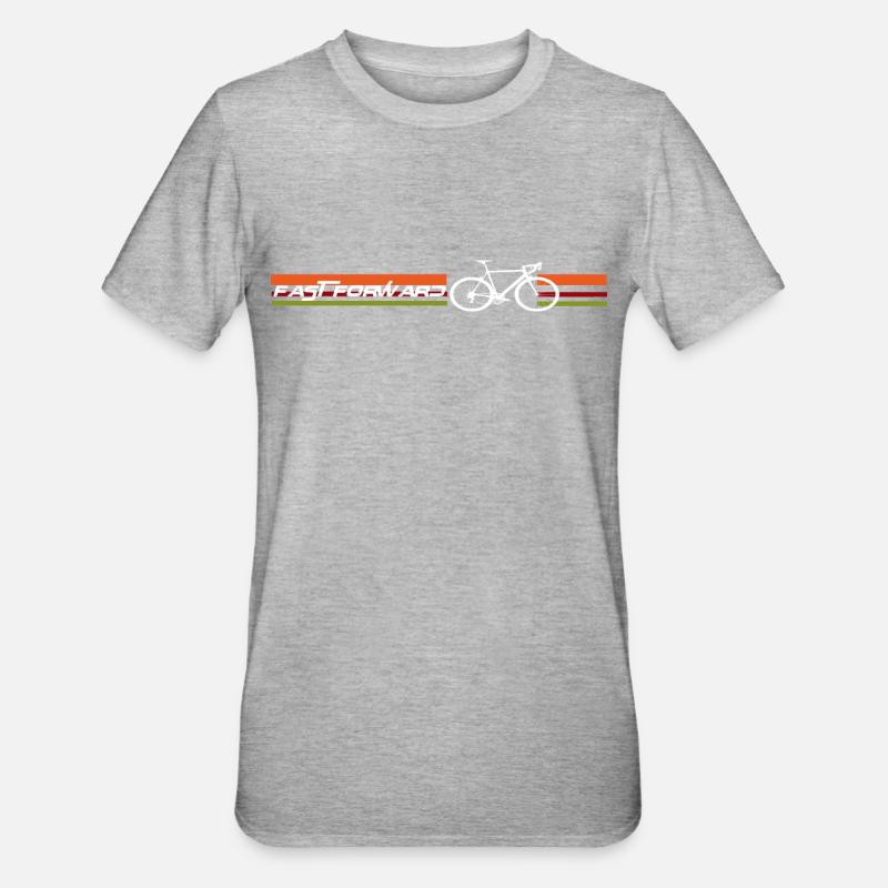 Vélo cyclisme cyclisme - T-shirt polycoton Unisexe - gris chiné