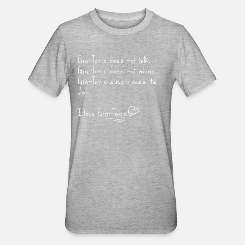 J’adore le - T-shirt polycoton Unisexe - gris chiné