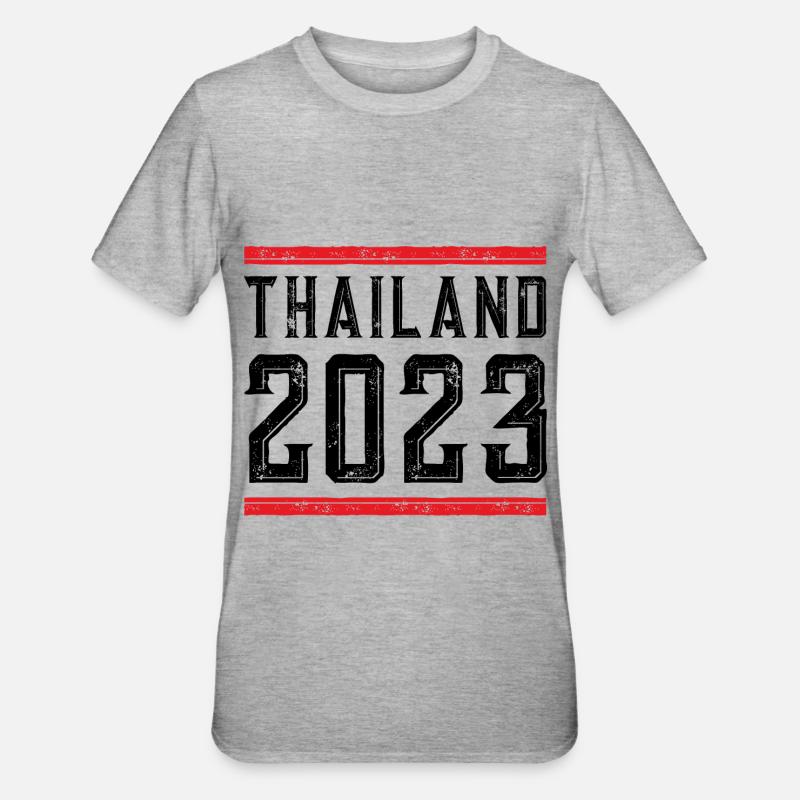 Thailand 2023 - Unisex Polycotton T-Shirt - heather grey