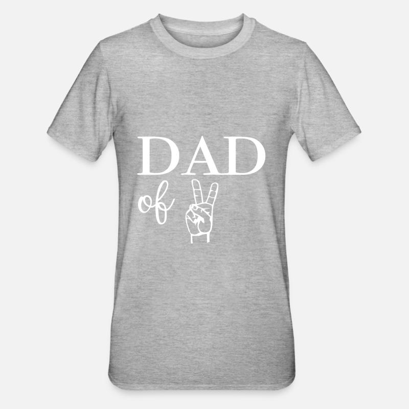 Papa de deux - T-shirt polycoton Unisexe - undefined