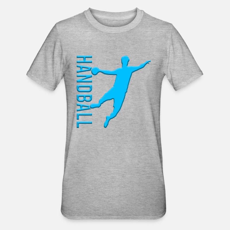 Handball - Unisex Polycotton T-Shirt - heather grey