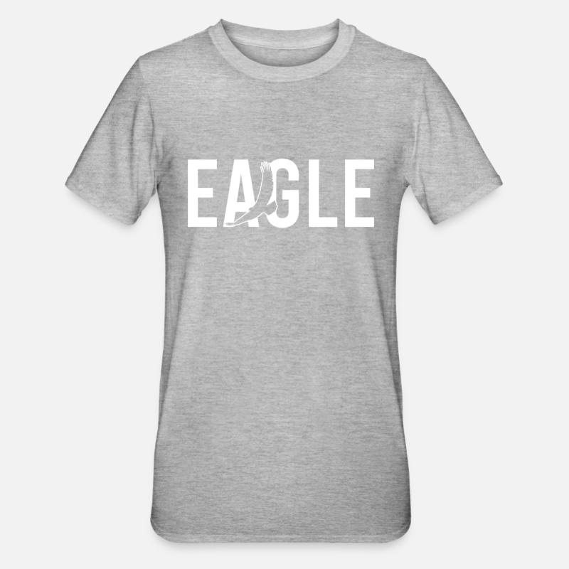 Eagle eagle - Unisex Polycotton T-Shirt - heather grey