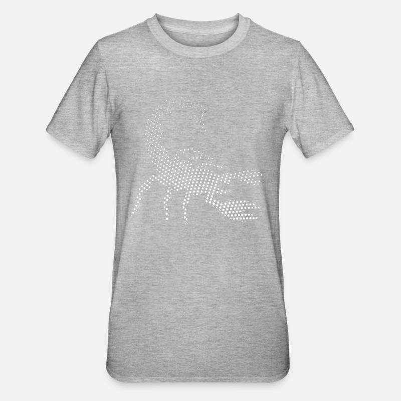 Scorpion - T-shirt polycoton Unisexe - gris chiné