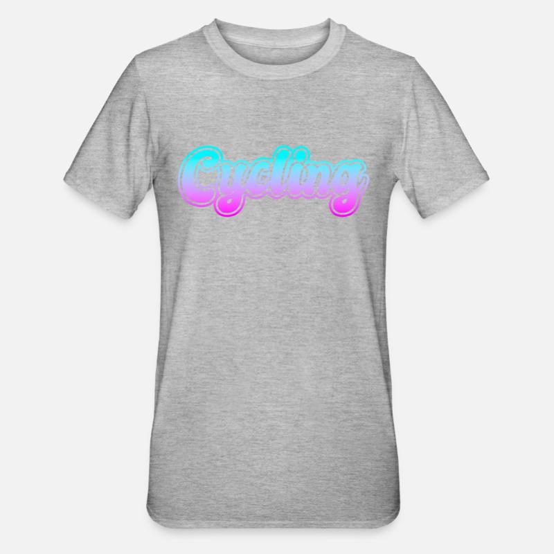 cyclisme Cyclisme - T-shirt polycoton Unisexe - gris chiné