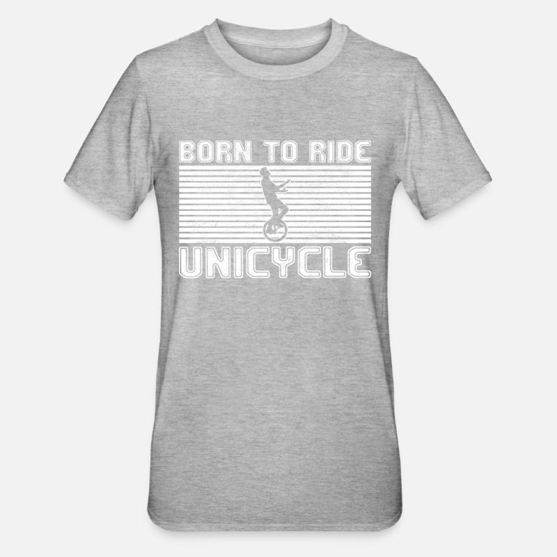 Monocyclisme - T-shirt polycoton Unisexe - gris chiné