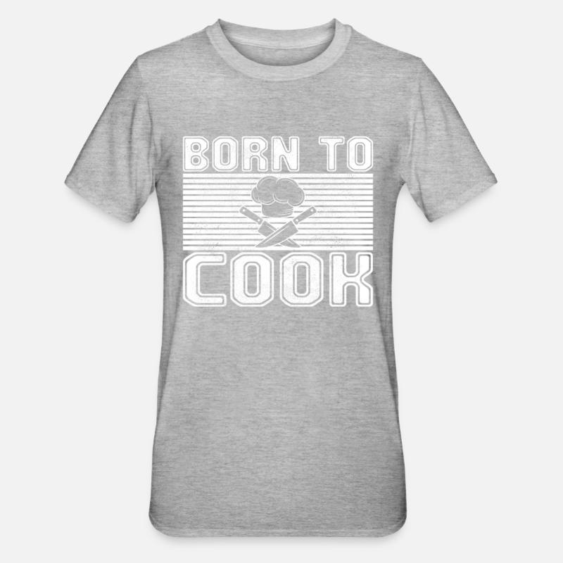 Cuire - T-shirt polycoton Unisexe - gris chiné