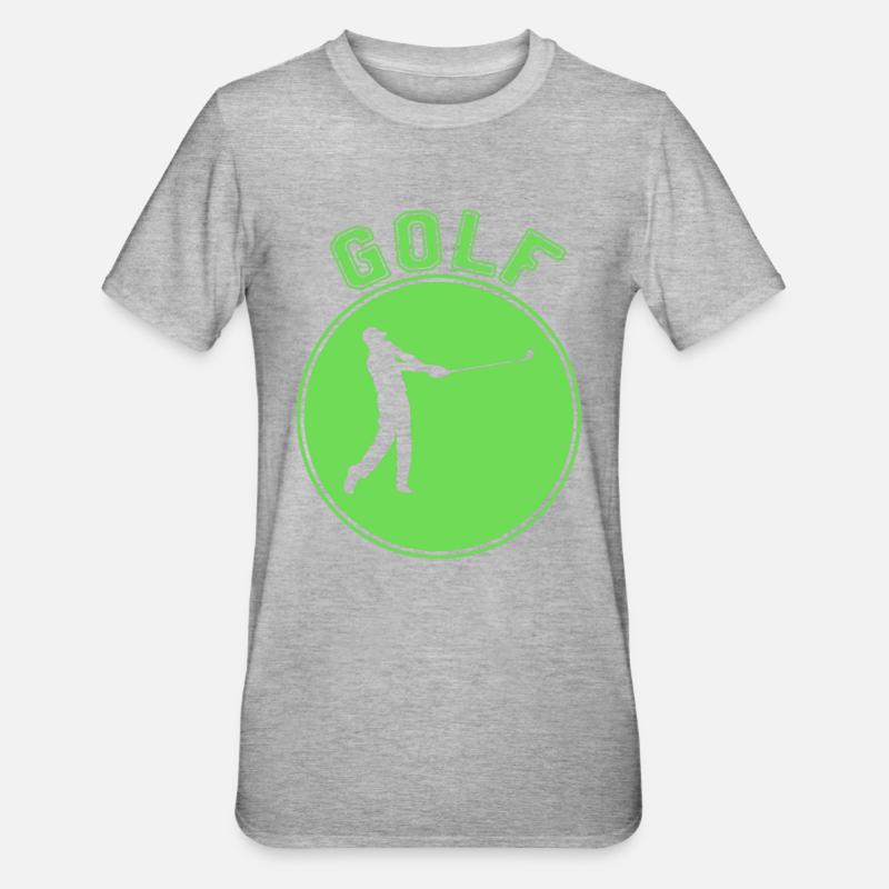 Golfe - T-shirt polycoton Unisexe - gris chiné