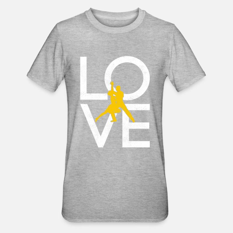 Danser - T-shirt polycoton Unisexe - gris chiné