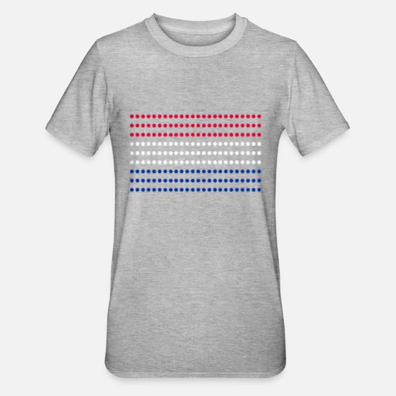 Drapeau des Pays-Bas - T-shirt polycoton Unisexe - gris chiné