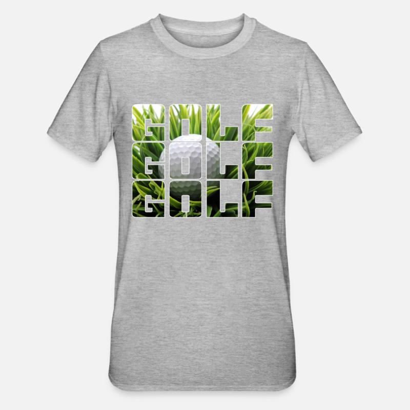 Golfe - T-shirt polycoton Unisexe - gris chiné