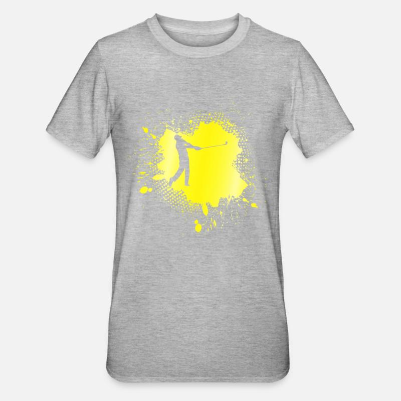 Golf - Unisex Polycotton T-Shirt - Grau meliert