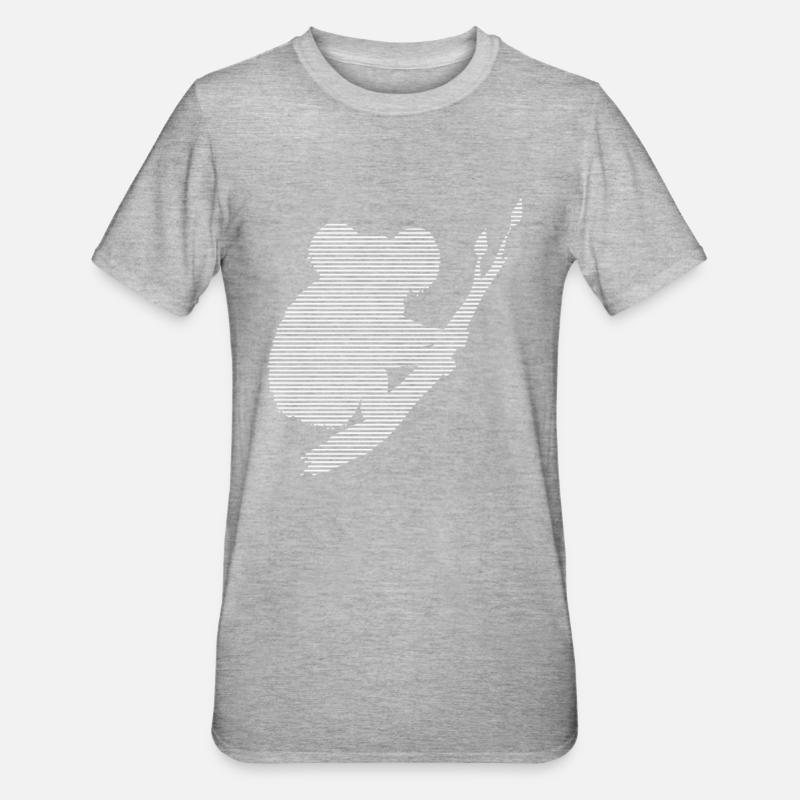 Koala - T-shirt polycoton Unisexe - gris chiné