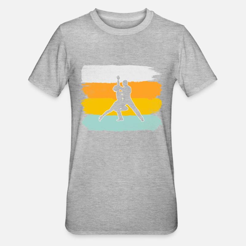 Danse Rétro - T-shirt polycoton Unisexe - gris chiné