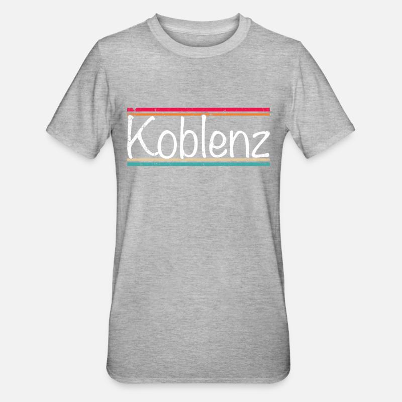 Coblence - T-shirt polycoton Unisexe - gris chiné