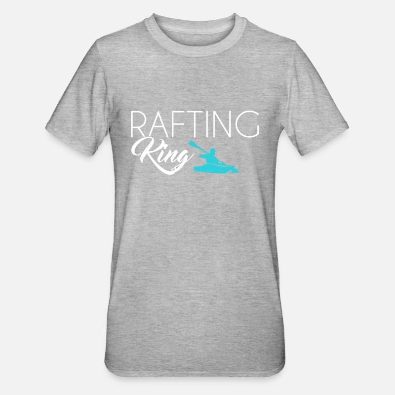 Rafting King - T-shirt polycoton Unisexe - gris chiné