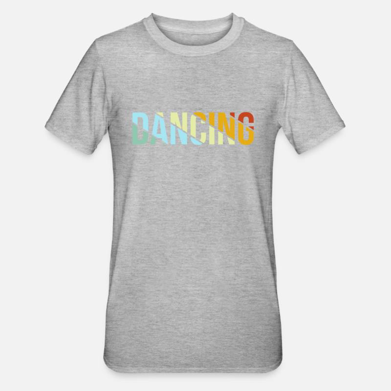 Danse Rétro - T-shirt polycoton Unisexe - gris chiné