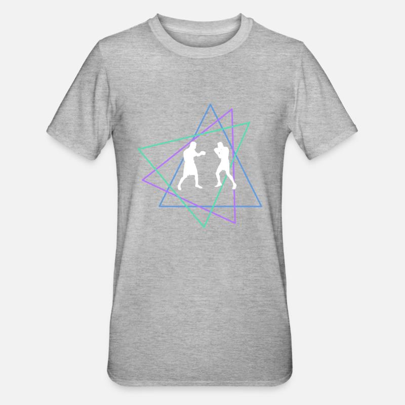 Boxen - Unisex Polycotton T-Shirt - Grau meliert