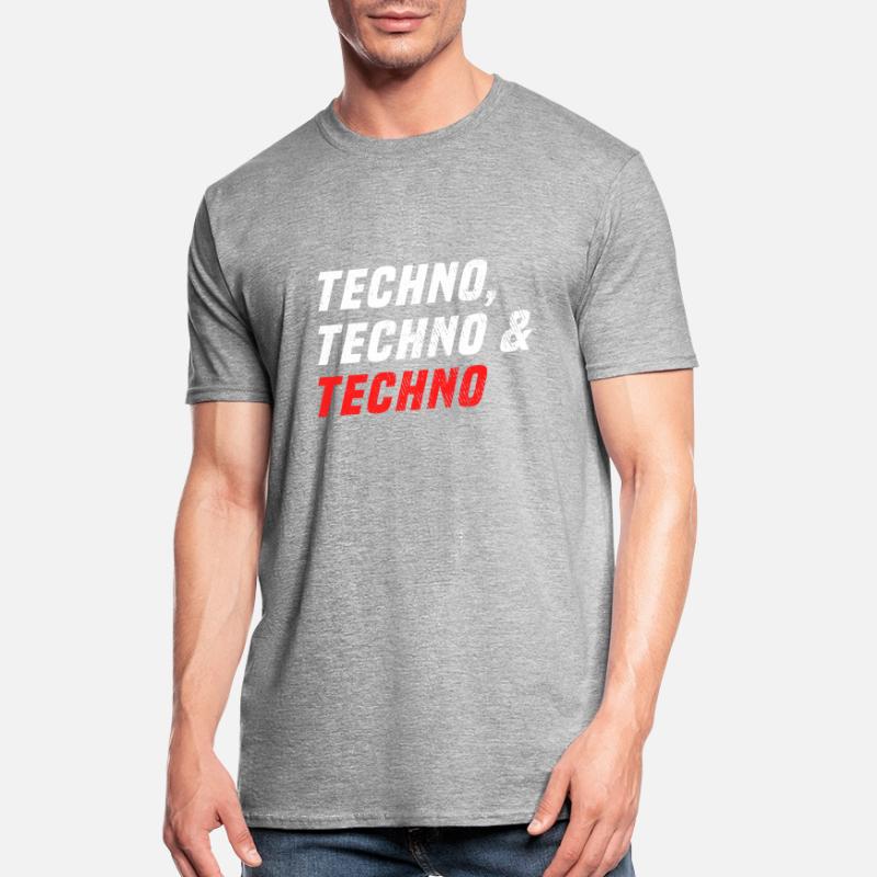 Techno Techno Techno T-shirt polycoton Unisexe