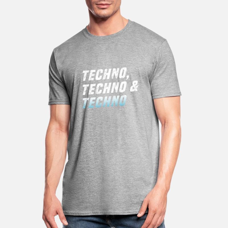 Techno Techno Techno T-shirt polycoton Unisexe