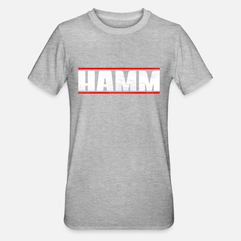 Hamm - T-shirt polycoton Unisexe - gris chiné