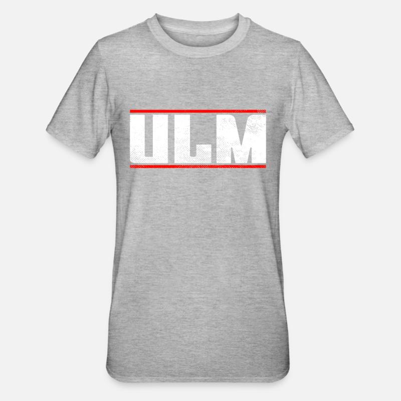 Ulm - T-shirt polycoton Unisexe - gris chiné