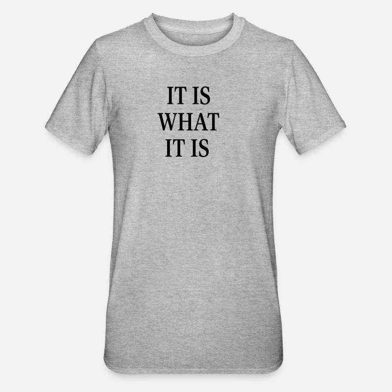 C’EST CE QUE C’EST - T-shirt polycoton Unisexe - gris chiné