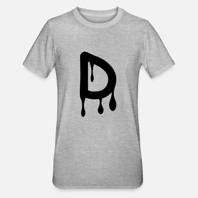 d_comic_graffiti - T-shirt polycoton Unisexe - gris chiné