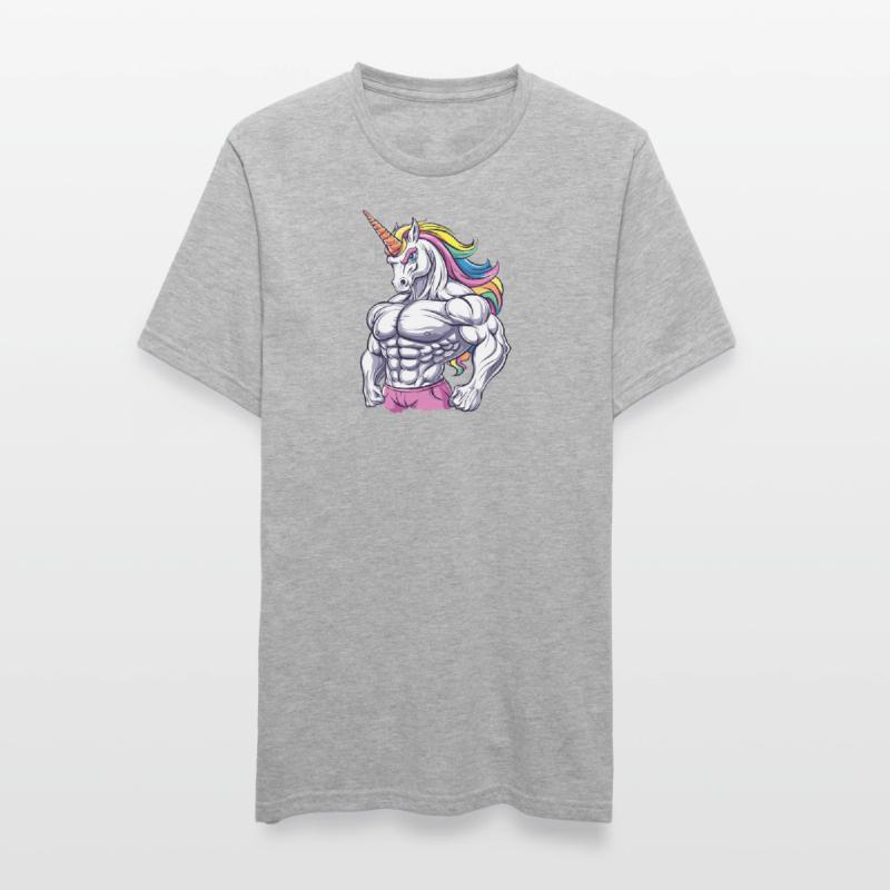 Gym Einhorn Unisex Polycotton T-Shirt