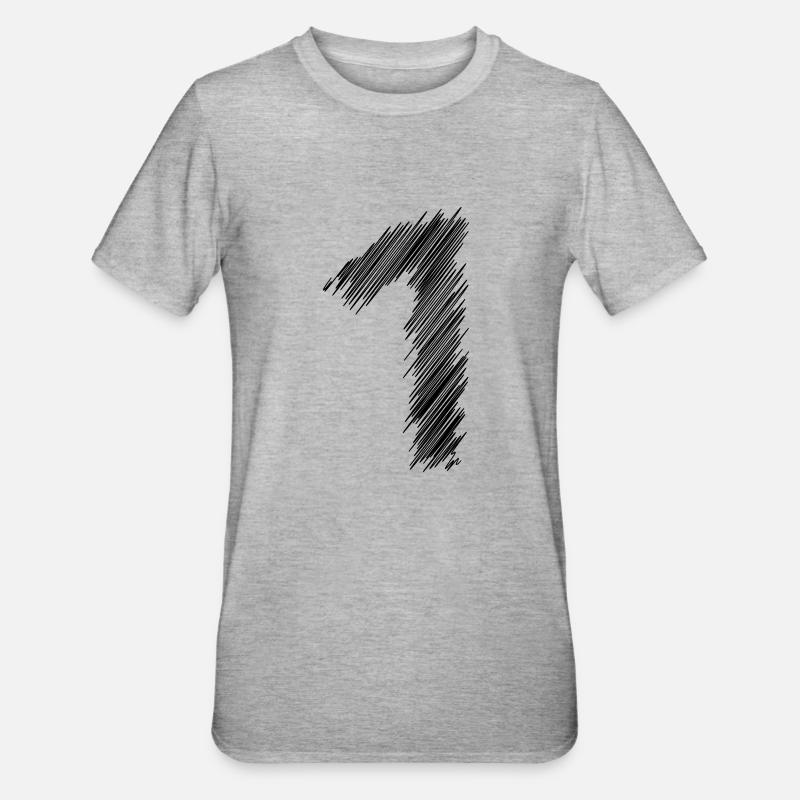 1 Conception de l’éclosion - T-shirt polycoton Unisexe - gris chiné