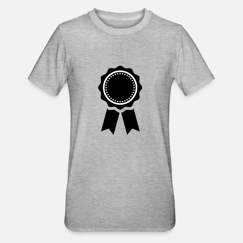 idée cadeau remise des médailles - T-shirt polycoton Unisexe - gris chiné