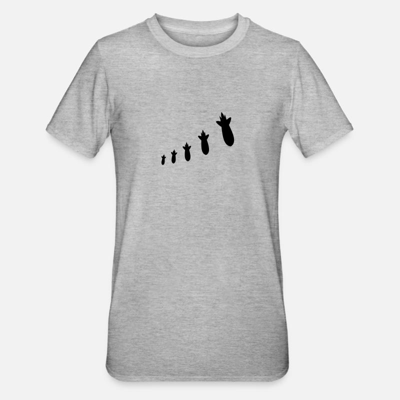 Bombs - T-shirt polycoton Unisexe - gris chiné