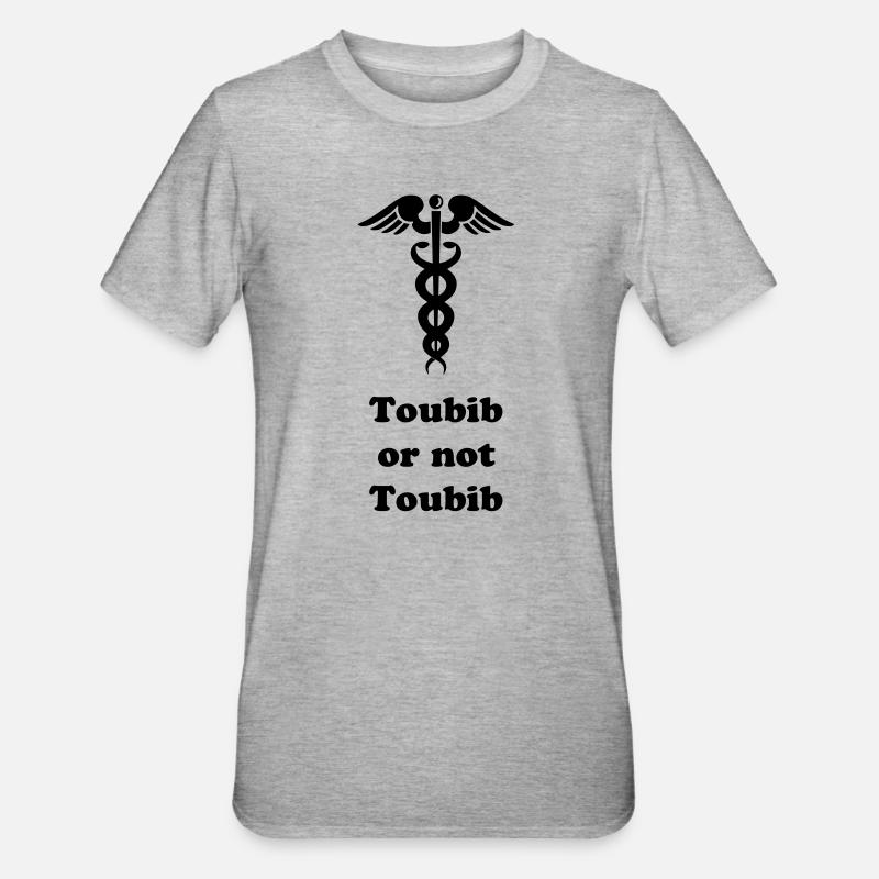 Doktor Arzt oder nicht? - Unisex Polycotton T-Shirt - Grau meliert