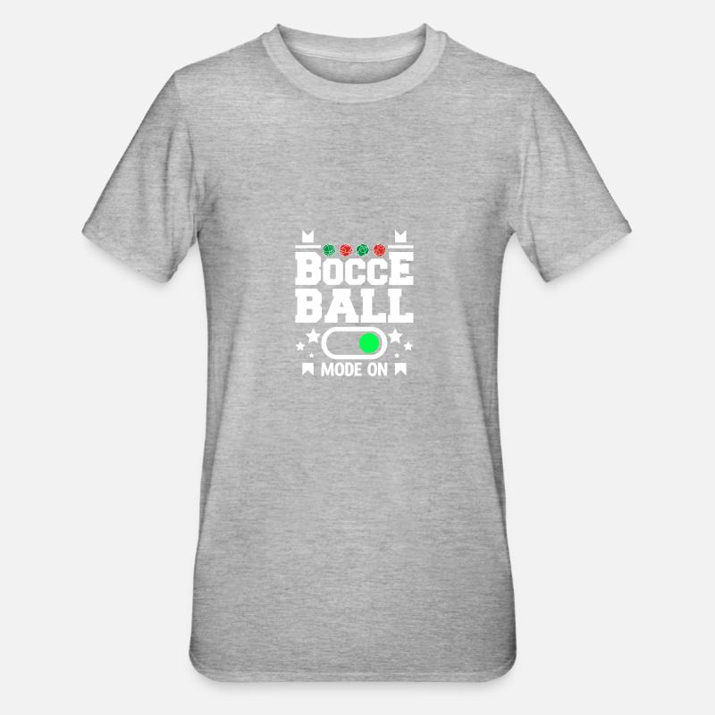 Mode Pétanque activé - T-shirt polycoton Unisexe - gris chiné
