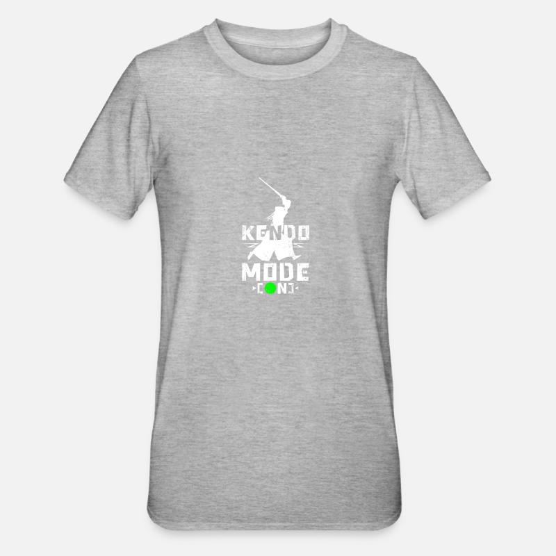 Mode Kendo activé - T-shirt polycoton Unisexe - gris chiné