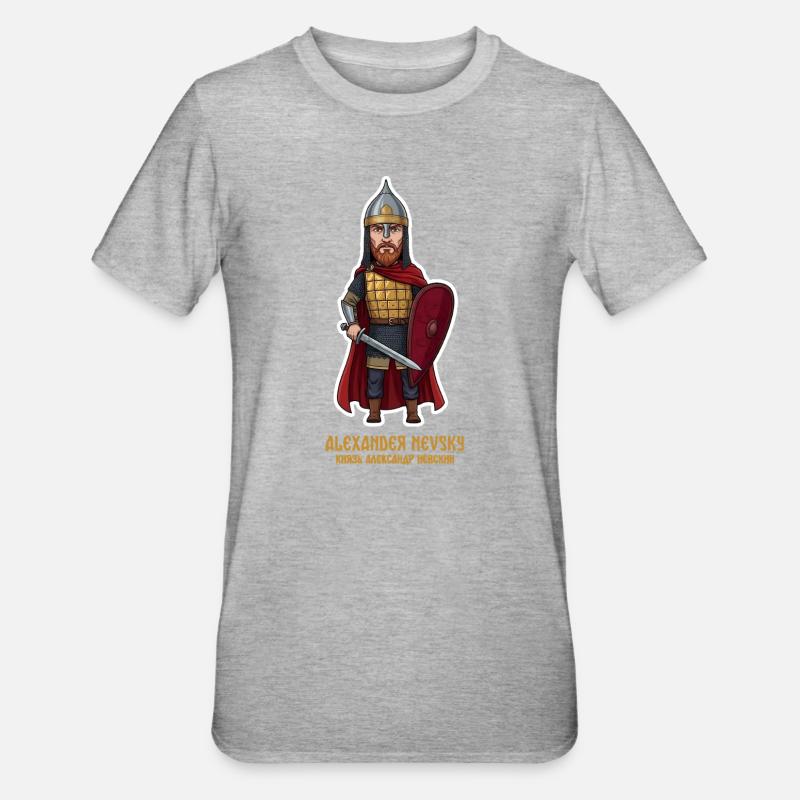 Aleksandr Nevsky - T-shirt polycoton Unisexe - gris chiné