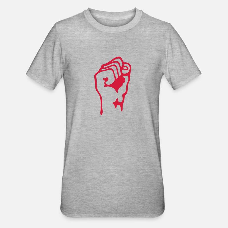 faust02 - T-shirt polycoton Unisexe - gris chiné