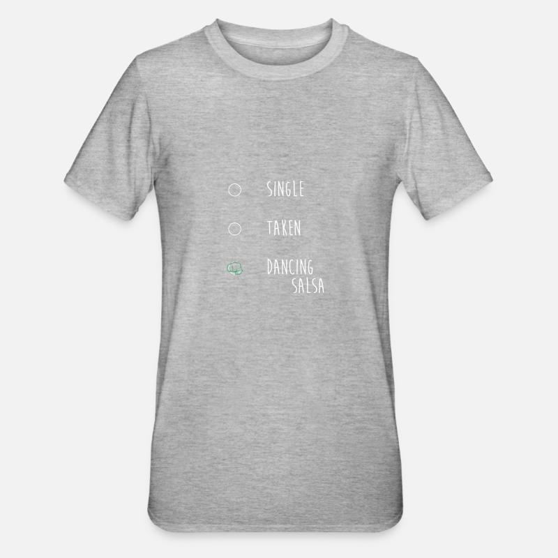 Danseuse de salsa Danseuse - T-shirt polycoton Unisexe - gris chiné