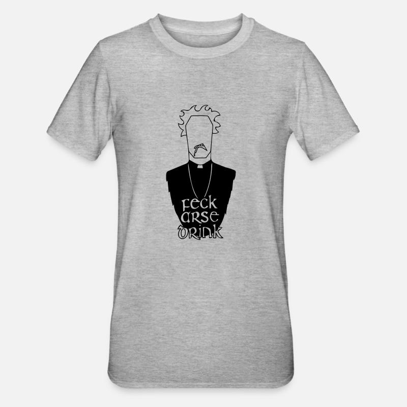 Fr. Jack Hackett - Unisex Polycotton T-Shirt - heather grey